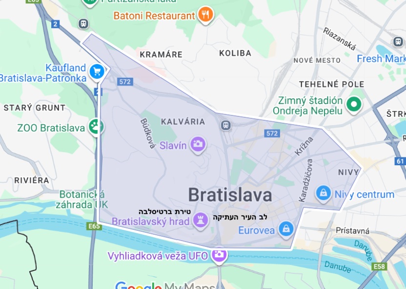 מרכז העיר ברטיסלבה